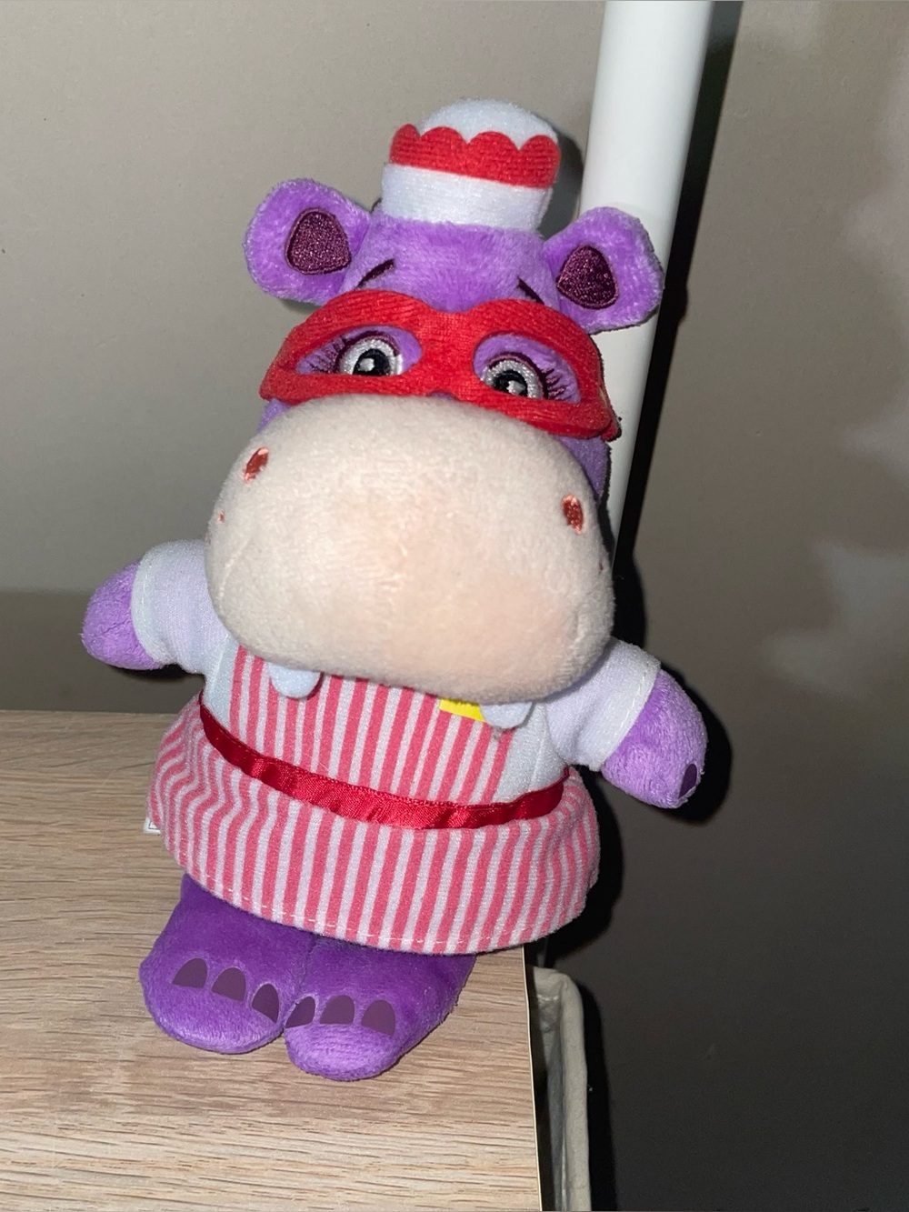 Just Play Disney Doc McStuffins Hallie Hippo 9" Plush Stuffed Animal Toy